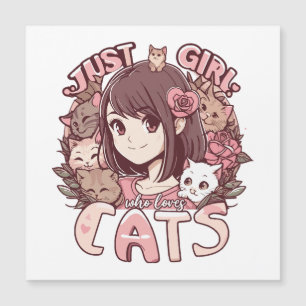 solo una chica que ama los gatos