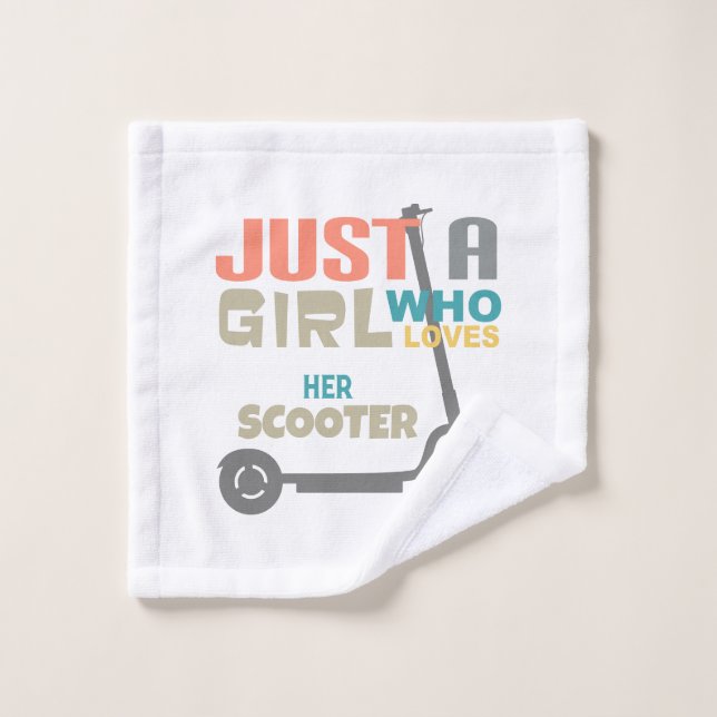 Sólo una chica que ama su moto (Toallita)