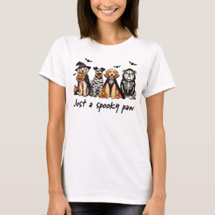 Solo una espeluznante camiseta de perro de Hallowe