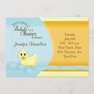 Sólo una invitación incómoda a Baby Shower