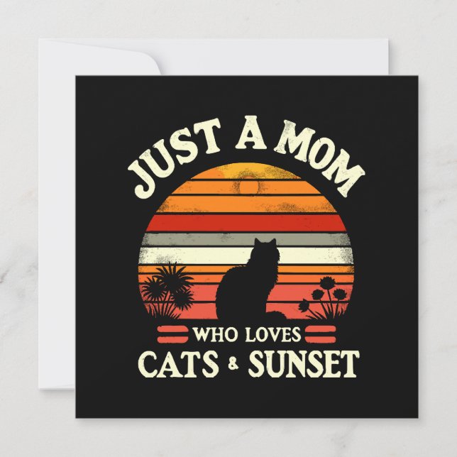 Sólo una mamá que ama a los gatos (Anverso)