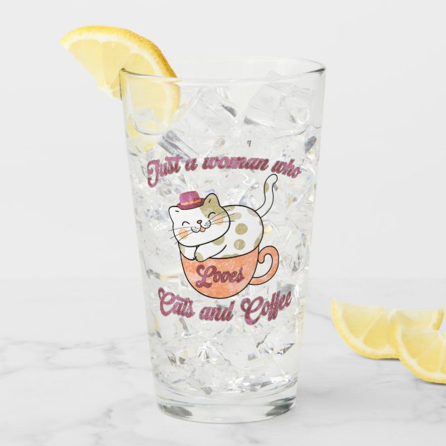 Sólo una mujer que ama los gatos y el café (Anverso (hielo))