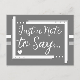 Solo una nota para decir gris blanco