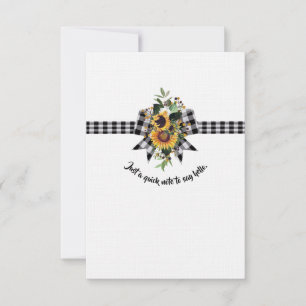 Sólo una nota rápida para saludar