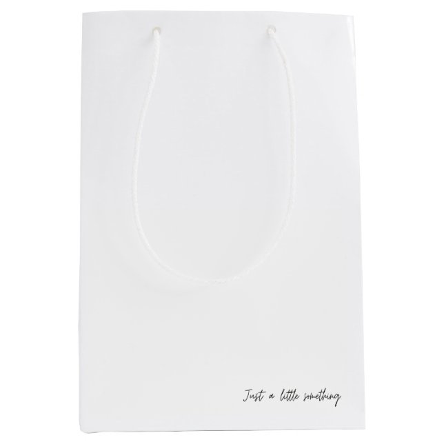 Solo una pequeña bolsa de regalo de tamaño mediano (Anverso)