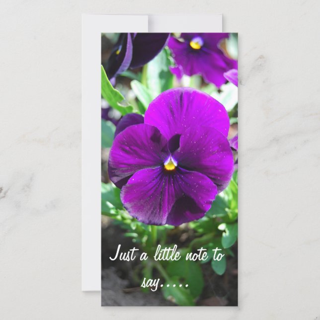 Sólo una pequeña nota para decir...... (Anverso)