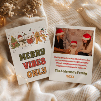 Solo vibraciones alegres de Navidad Foto caprichos