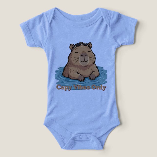 Solo Vibraciones de Capybara Cute Capybara (Diseño delantero )