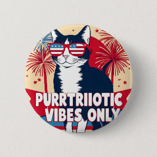 Sólo vibraciones purrtrióticas - botón Cat