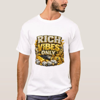 Solo Vibraciones Ricas – Camiseta Mentalidad de Di