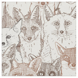 sólo zorros browxes tela blanda blanca