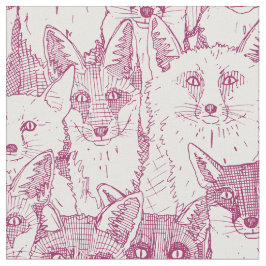 solo zorros cerezo tela blanca suave rosa