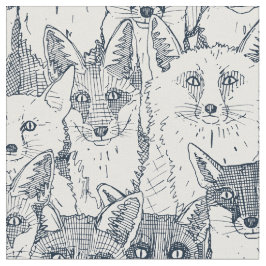 sólo zorros indigo tela blanda