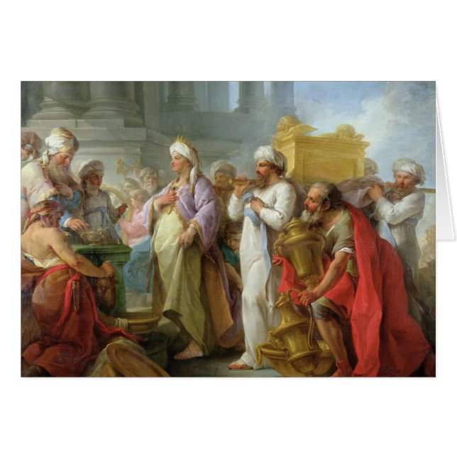 Solomon antes de la Arca de la Alianza, 1747 (Anverso (Horizontal))