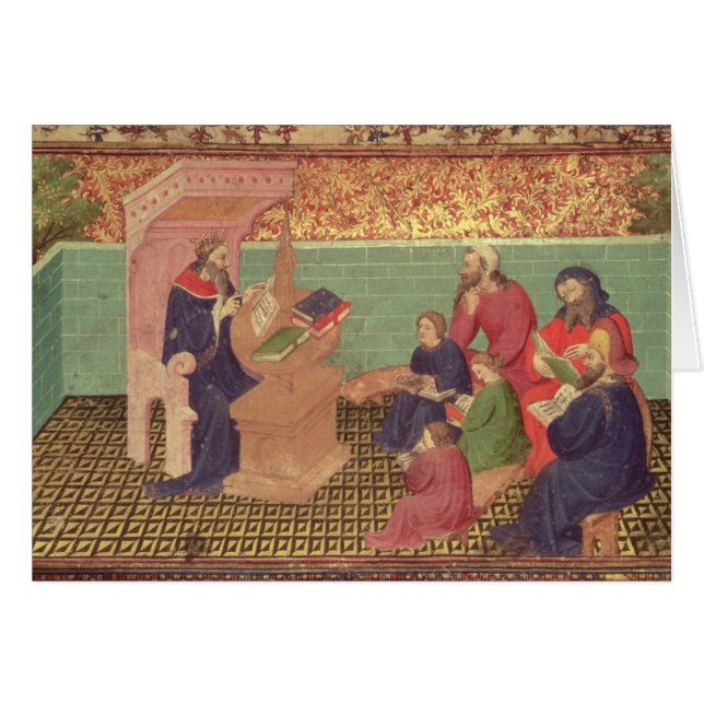 Solomon dicta los proverbios (Anverso (Horizontal))