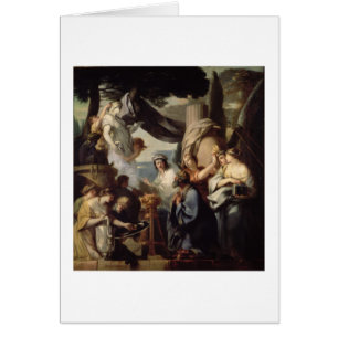 Solomon que hace un sacrificio a los ídolos