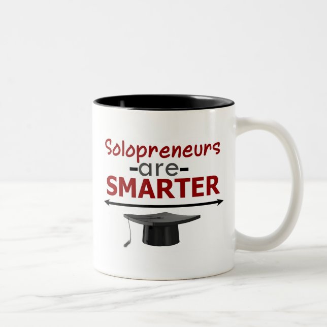 Solopreneurs es una taza más elegante (Derecha)