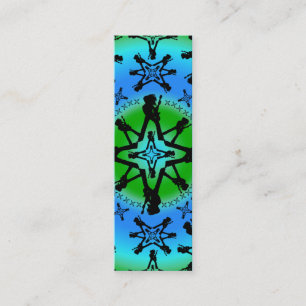 Solsticio de la aguamarina - tarjeta flaca