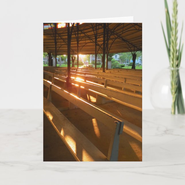 Solsticio Tabernáculo - Tarjeta de viñedo de Marth (Anverso)