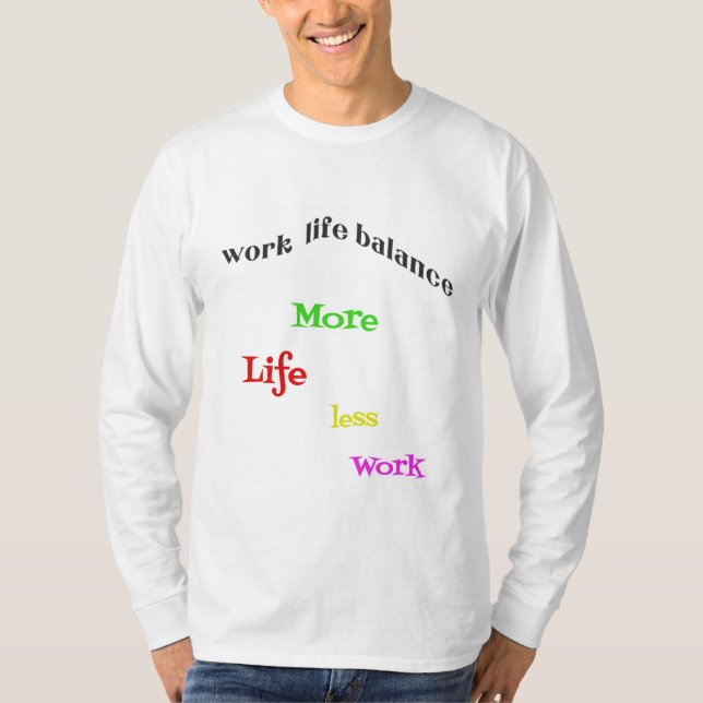 Solución de año nuevo, camiseta de balance de vida (Anverso)