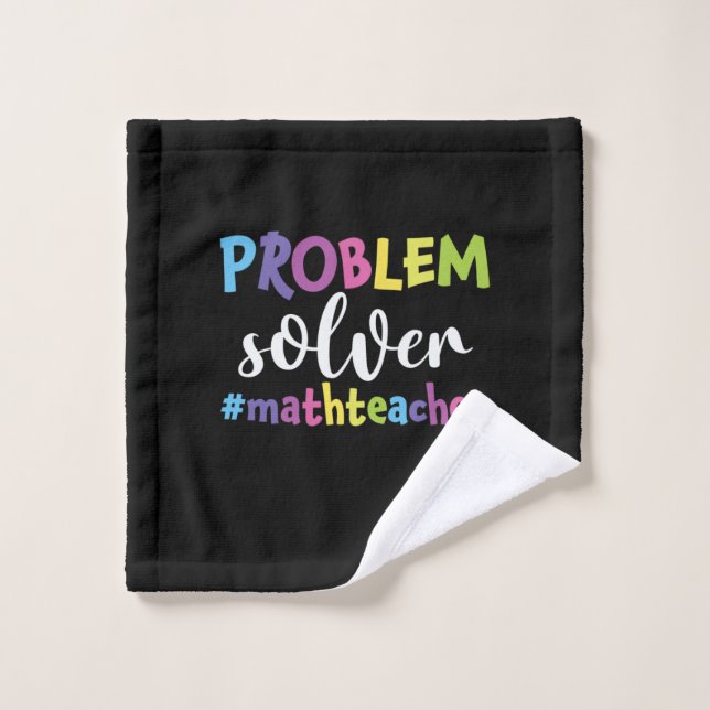 Solución de problemas del profesor de matemáticas (Toallita)