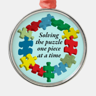 Solucionar el ornamento azul del rompecabezas…