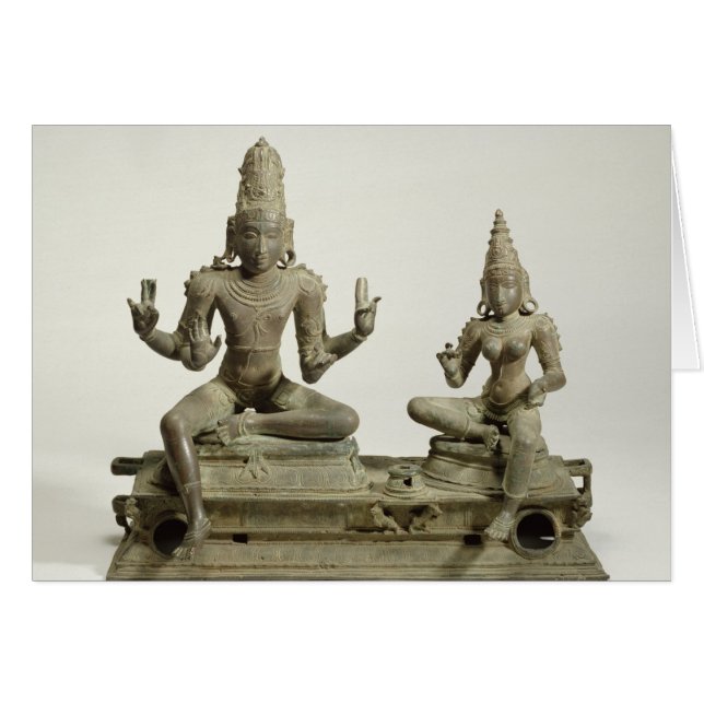 Somaskanda, Chola, Tamil Nadu (bronce) (Anverso (Horizontal))