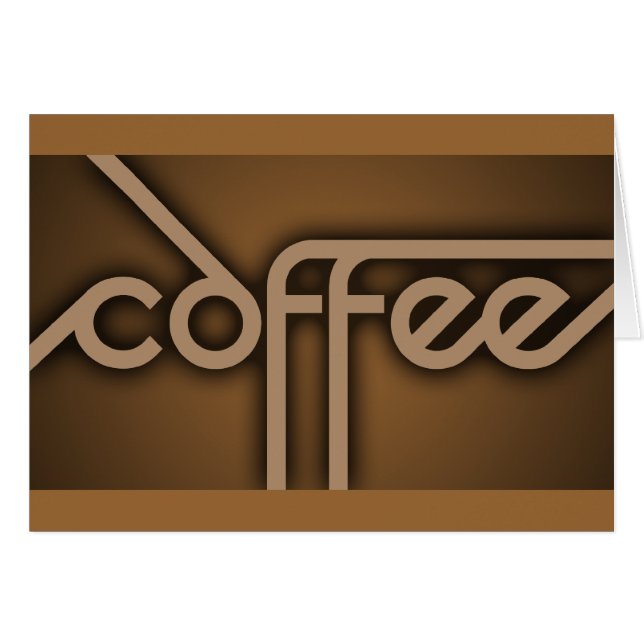 sombra de CAFÉ (personalizable de color) (Anverso (Horizontal))