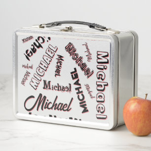 Sombra de color de rosa monograma de patrón de nom