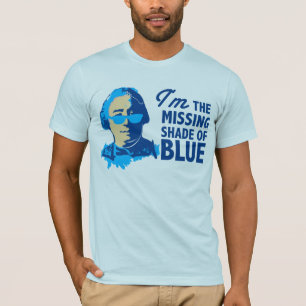 Sombra de David Hume de la camiseta azul