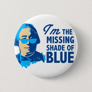 Sombra de David Hume del botón azul