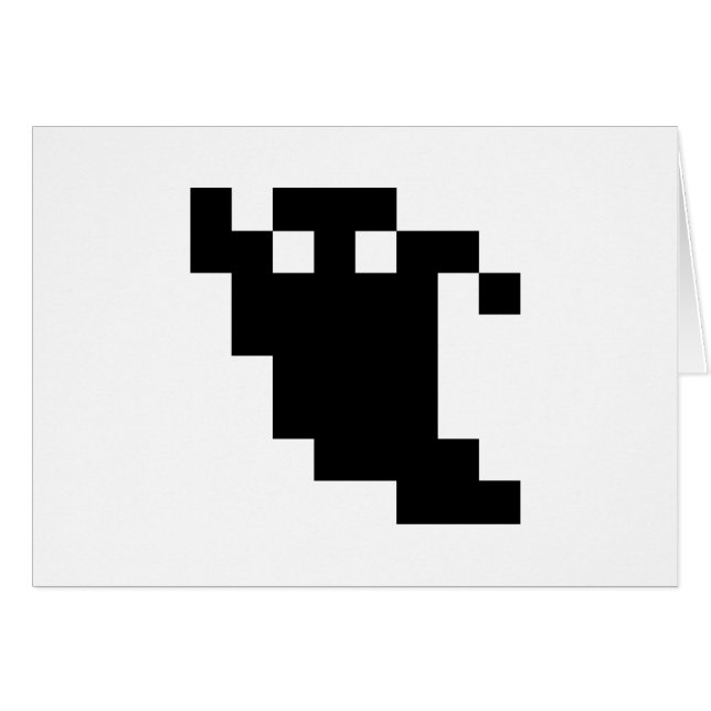 Sombra de fantasma de 8 bits (Anverso (Horizontal))