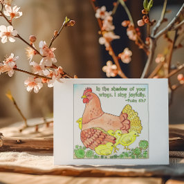 Sombra de la tarjeta postal Inspiradora de tus ala