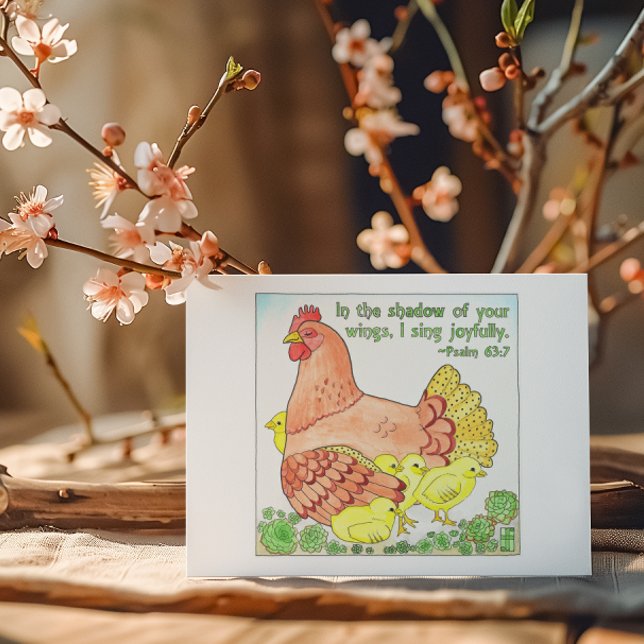 Sombra de la tarjeta postal Inspiradora de tus ala (Subido por el creador)