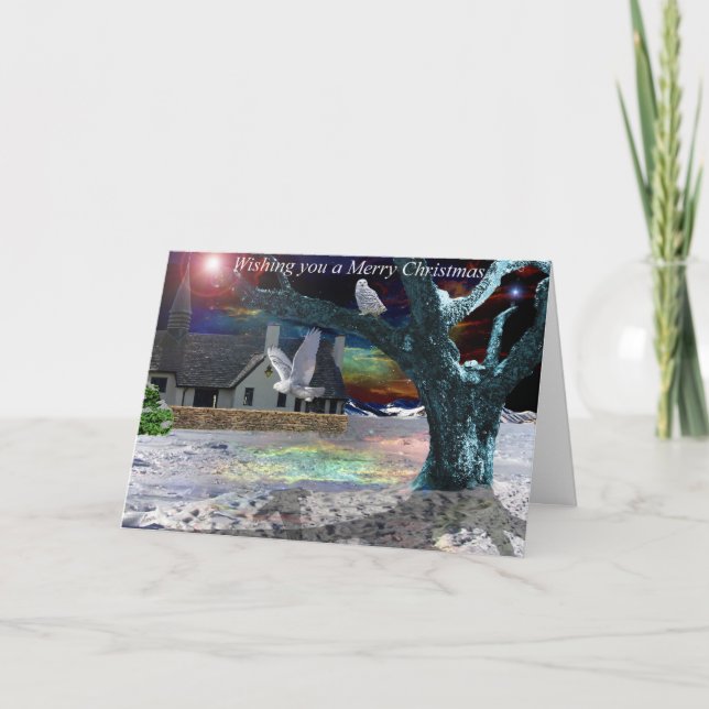 Sombra de luna - Tarjeta de Navidad (Anverso)