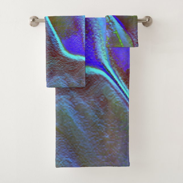 Sombra de satén rocosa de grano verde azul quemado (In situ)