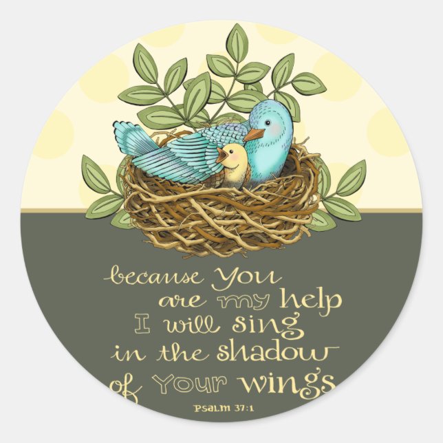 Sombra de sus Pegatinas de la Ronda de Alas (Anverso)