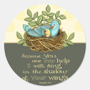 Sombra de sus Pegatinas de la Ronda de Alas