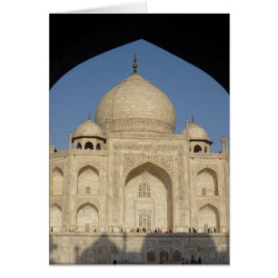sombra del arco de taj mahal
