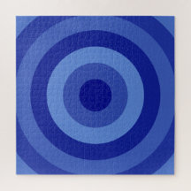 Sombras de anillos azules rompecabezas