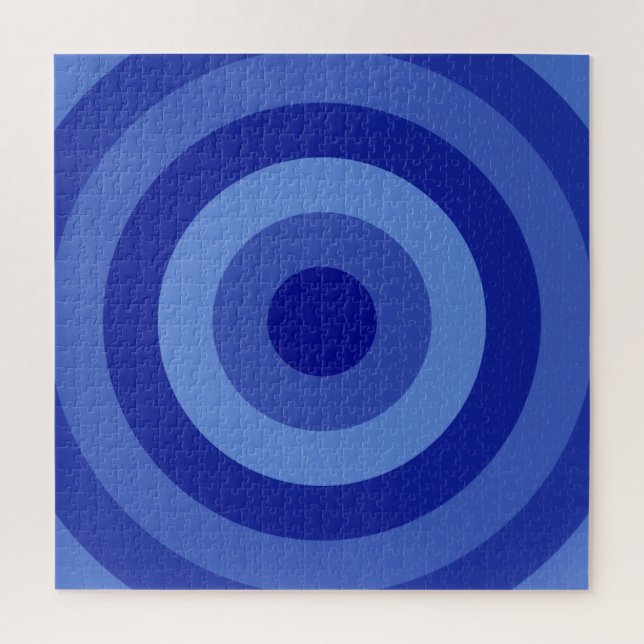 Sombras de anillos azules rompecabezas (Vertical)