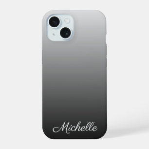 Sombras de gris negro ombre gradiente personalizad