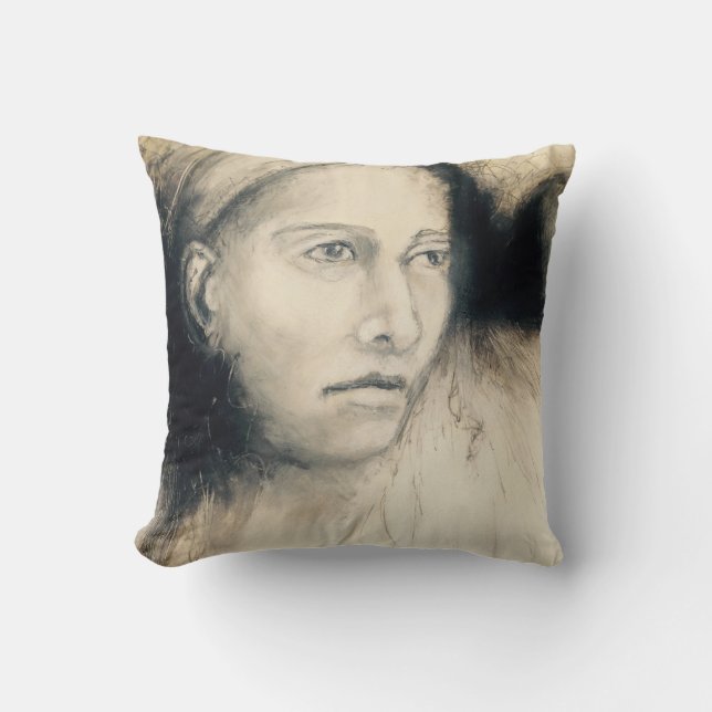 Sombras de la almohada del retrato #2 del gris (Anverso)