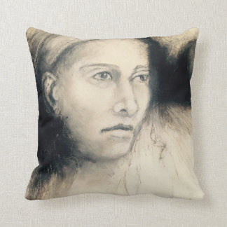 Sombras de la almohada del retrato #2 del gris