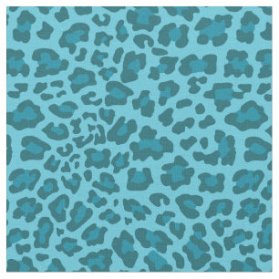 Sombras de la tela azul del leopardo