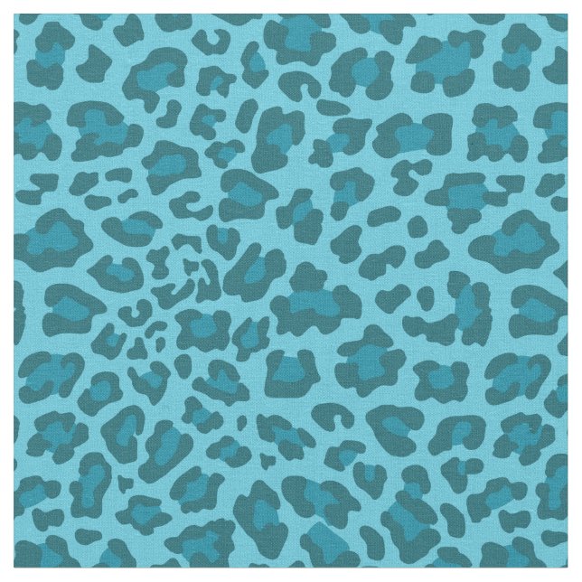 Sombras de la tela azul del leopardo (De cerca)