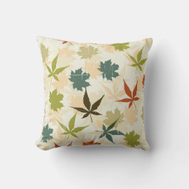 Sombras de otoño en el Verde azulado Cojín decorat