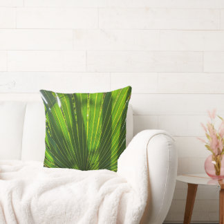 Sombras de Palmetto en el Cojín decorativo de Palm