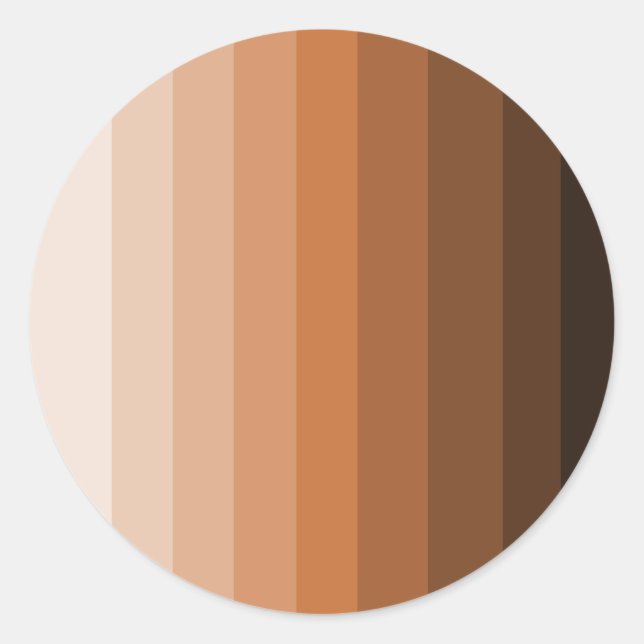 Sombras de Pegatina marrón (Anverso)