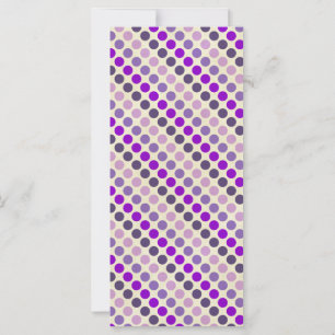 Sombras de puntos de polka morado por Shirley Tayl